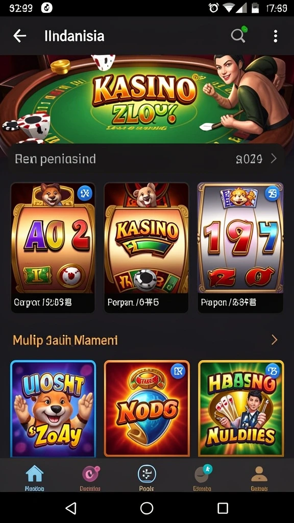 kaostogel - Antarmuka pengguna yang intuitif dan menarik.