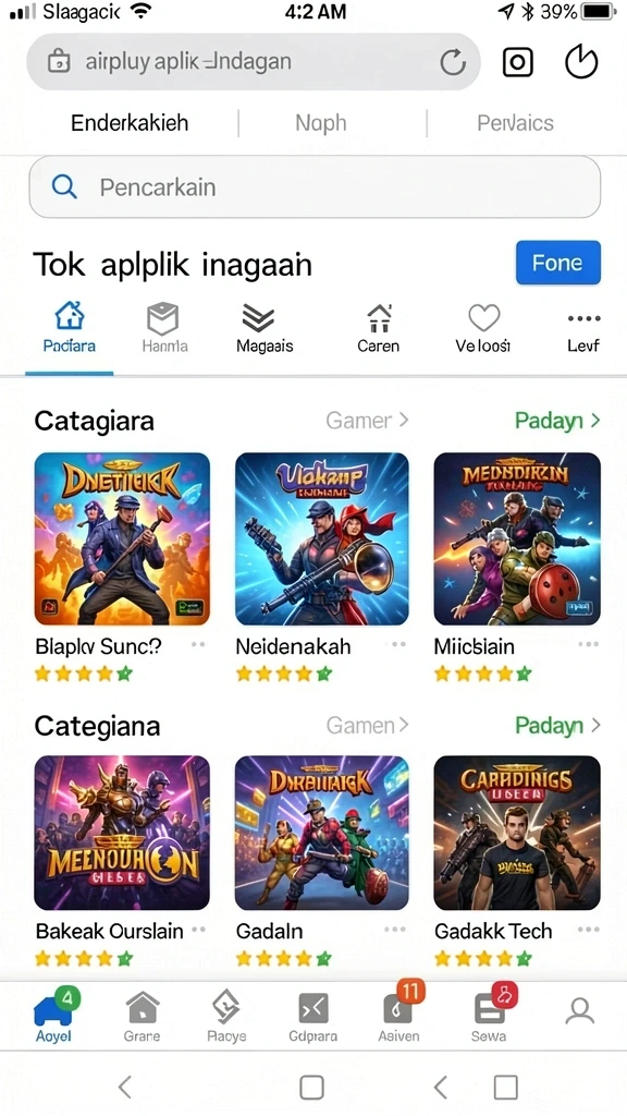 surga11 - Tampilan antar muka yang user-friendly.